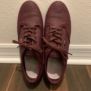 Vans Burgundy Leather Women’s